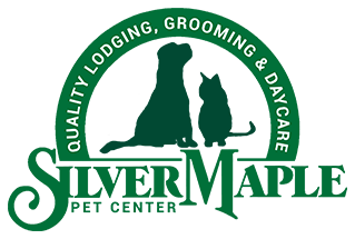 Silver Maple Pet Center Logo: Quality Dog and Cat Boarding, Grooming & Daycare